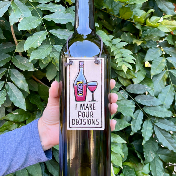 Spooner Creek Wine Tag - Pour Decisions