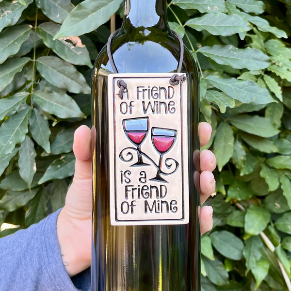 Spooner Creek Wine Tag - Friend of wine