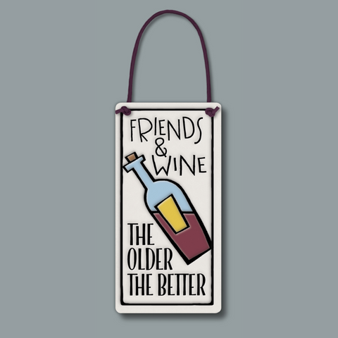 Spooner Creek Wine Tag - Friends & Wine