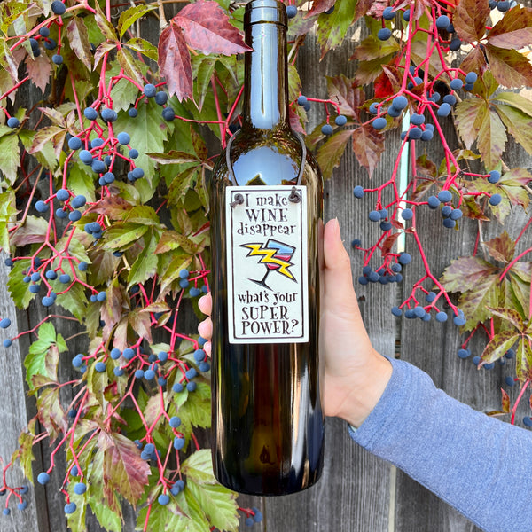 Spooner Creek Wine Tag - Wine Disappear