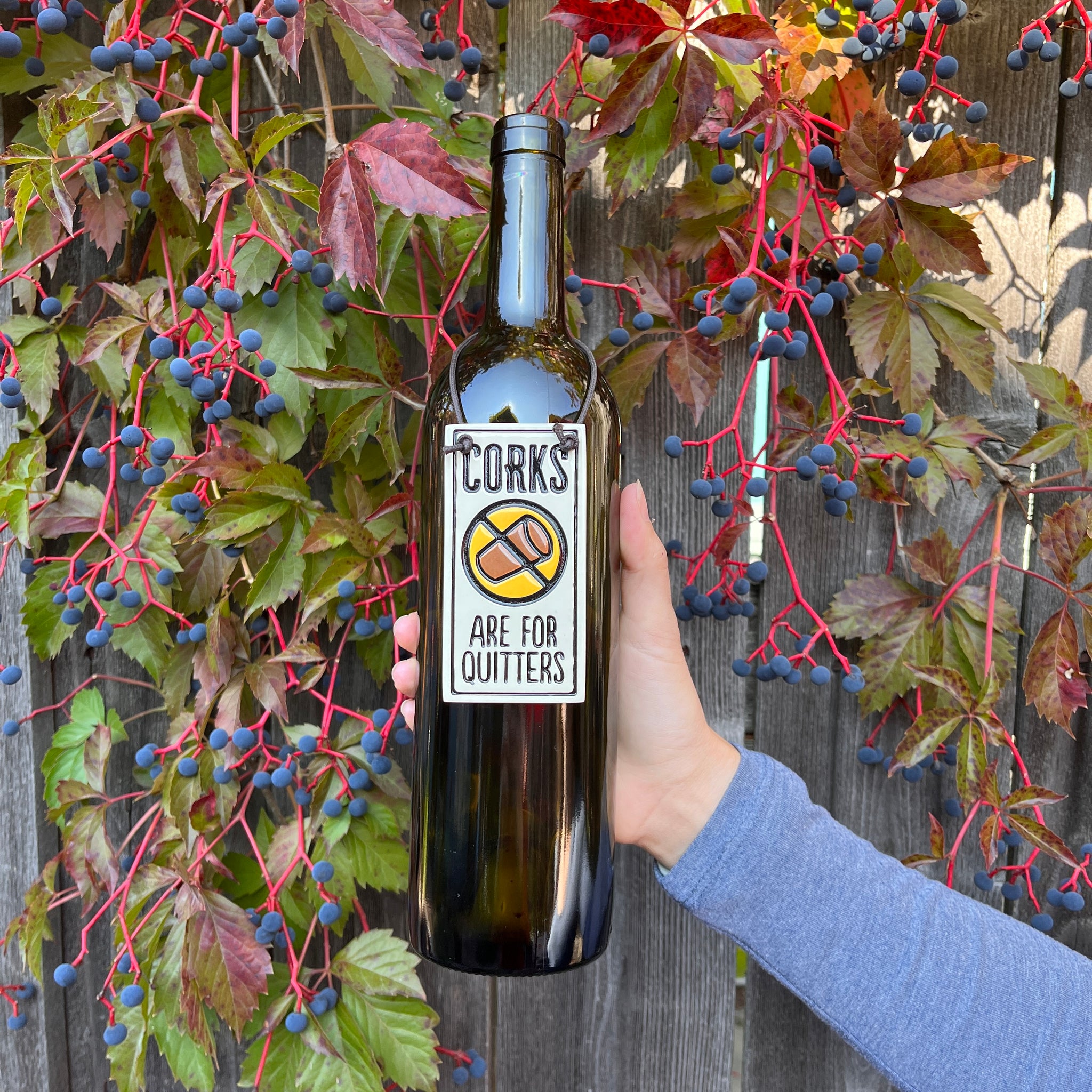 Spooner Creek Wine Tag - Corks/Quitters