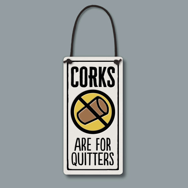 Spooner Creek Wine Tag - Corks/Quitters