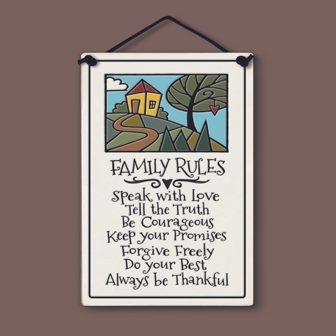 Spooner Creek Large Rectangle - Family Rules