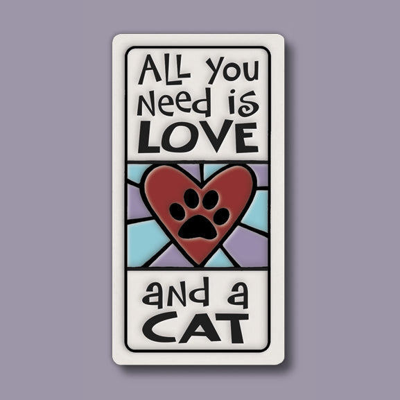 Spooner Creek Magnet - Love & A Cat