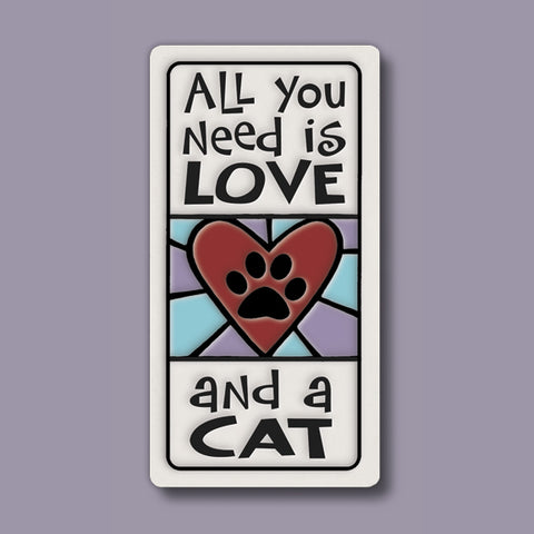 Spooner Creek Magnet - Love & A Cat