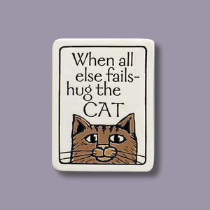 Spooner Creek Magnet - Hug the Cat
