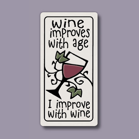 Spooner Creek Magnet - Wine Improves With Age