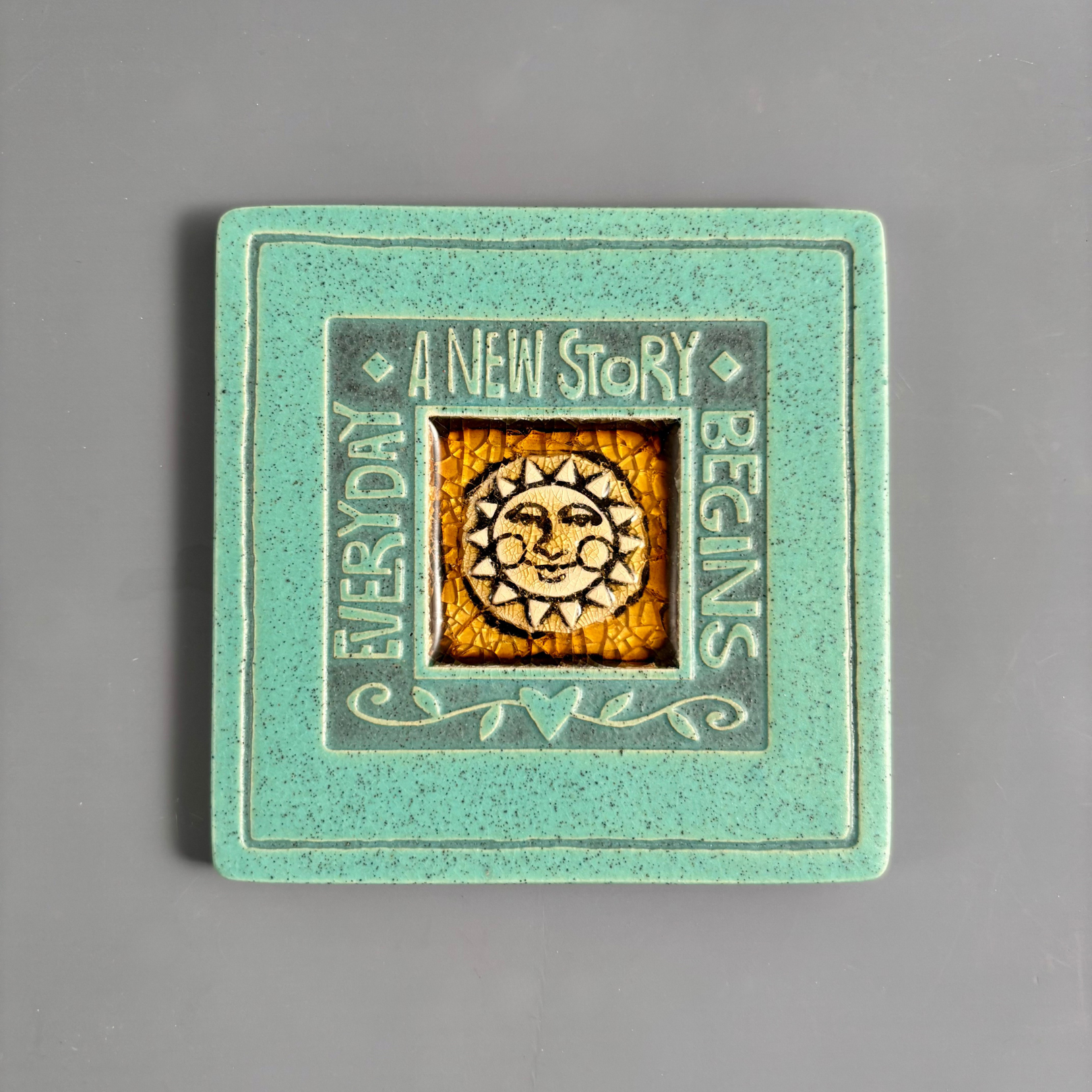 Macone Clay Coaster - New Story Begins