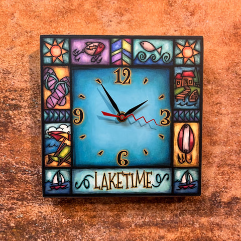 Michael Macone Square Clock - Laketime