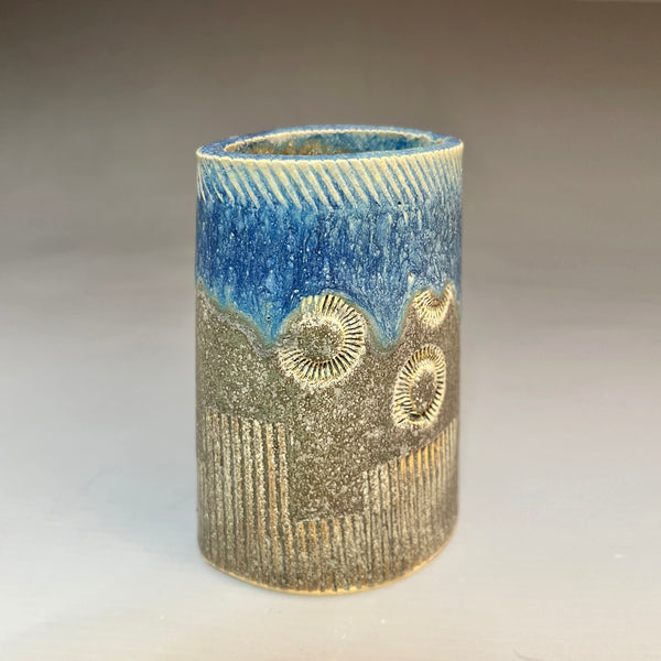 Short Oval Vase