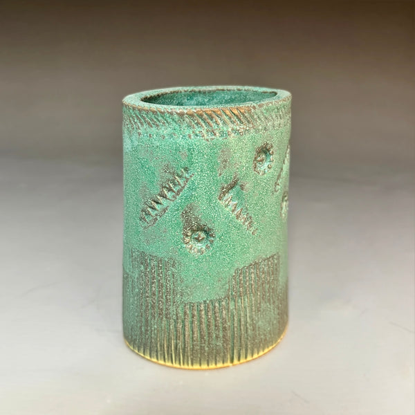 Short Oval Vase