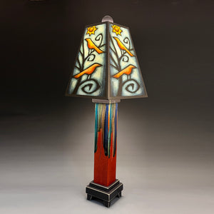 Birds in Tree Lamp