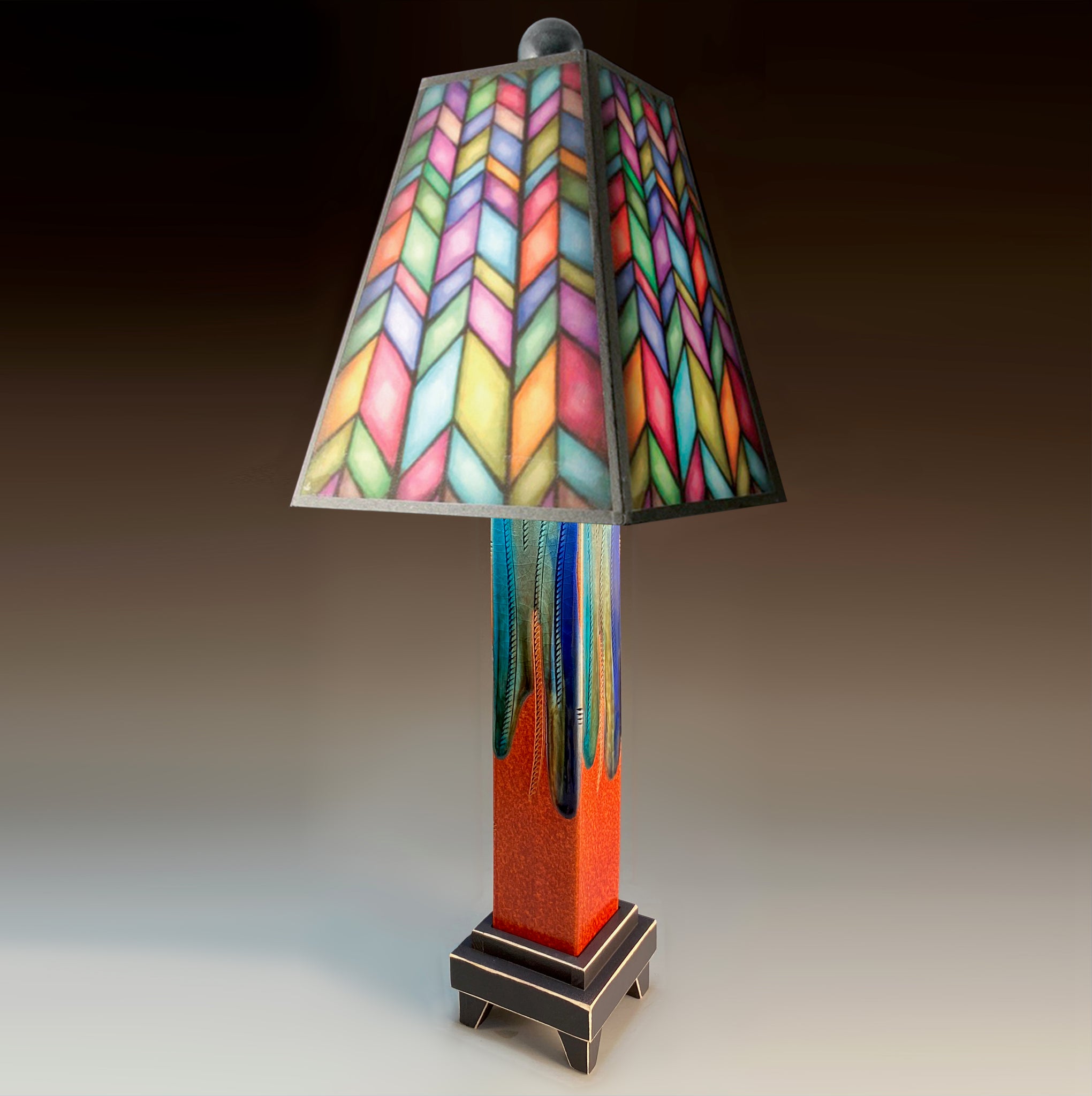 Chevron Lamp