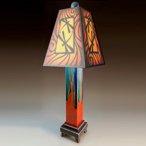 Brown Dragonfly Lamp