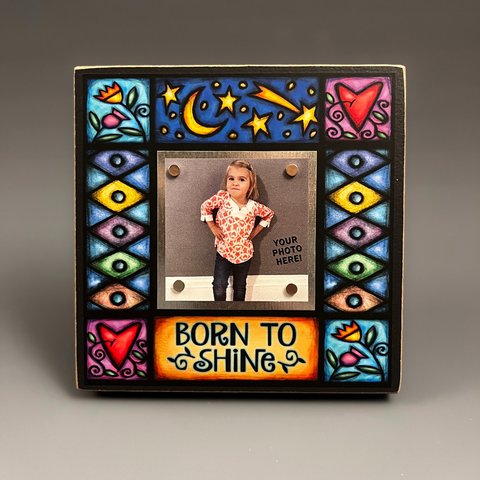 Born to Shine Small Picture Frame
