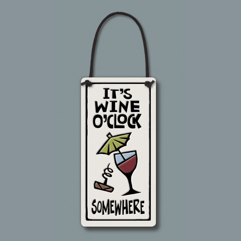 Spooner Creek Wine Tag - Wine O Clock Somewhere