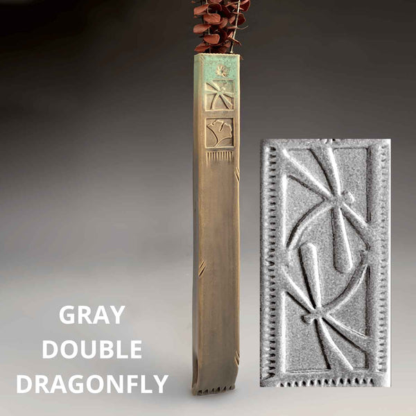 Tall Stoneware Wall Vase