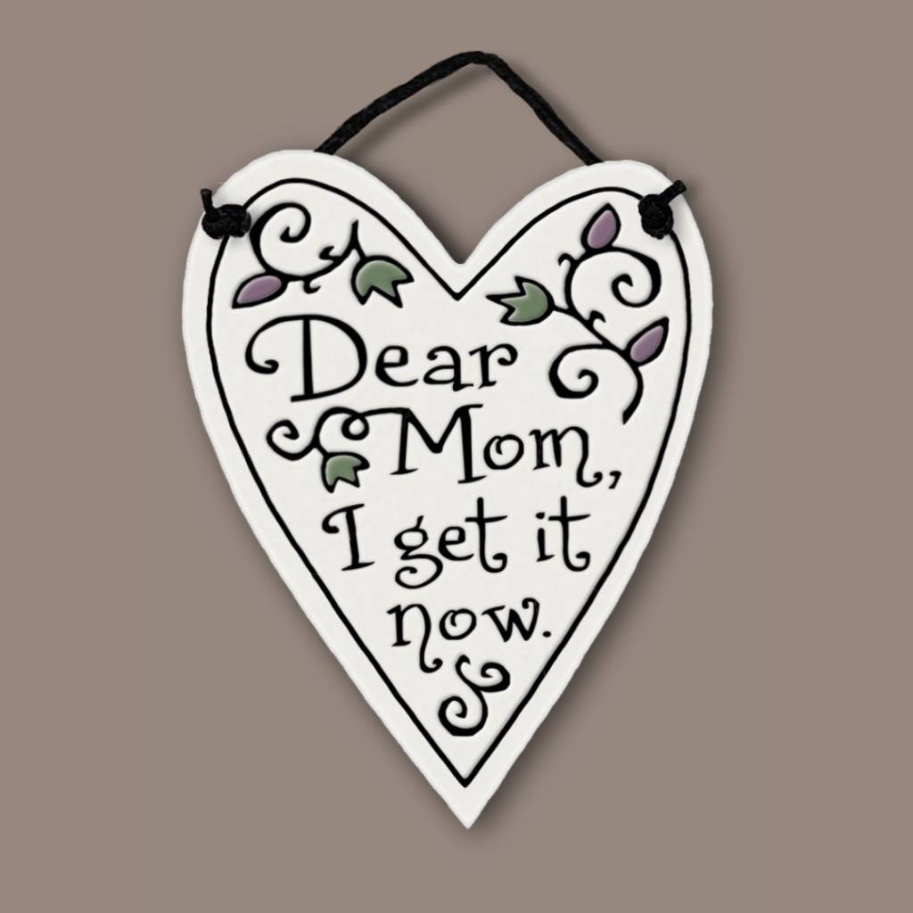 Dear Mom Ceramic Tile | Mother's Day Gift | Macone Clay