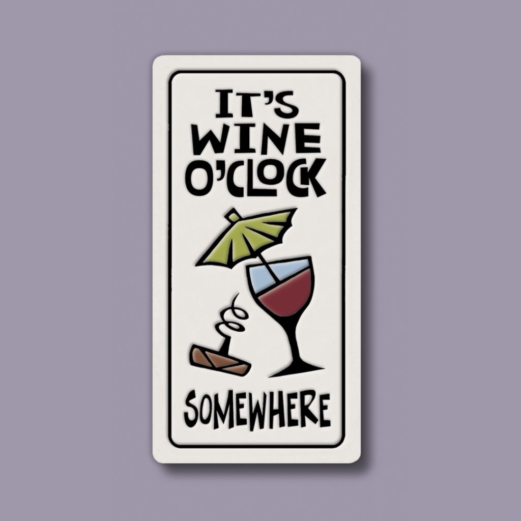 Spooner Creek Magnet - Wine O'Clock