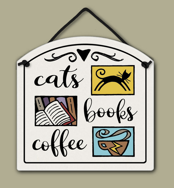 Spooner Creek Small Arch - Cats/Books/Coffee