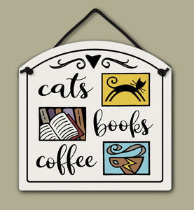 Spooner Creek Small Arch - Cats/Books/Coffee