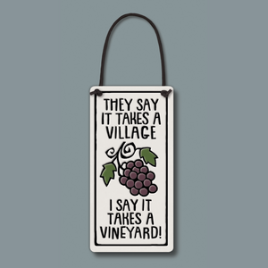 Spooner Creek Wine Tag - Takes a Vineyard