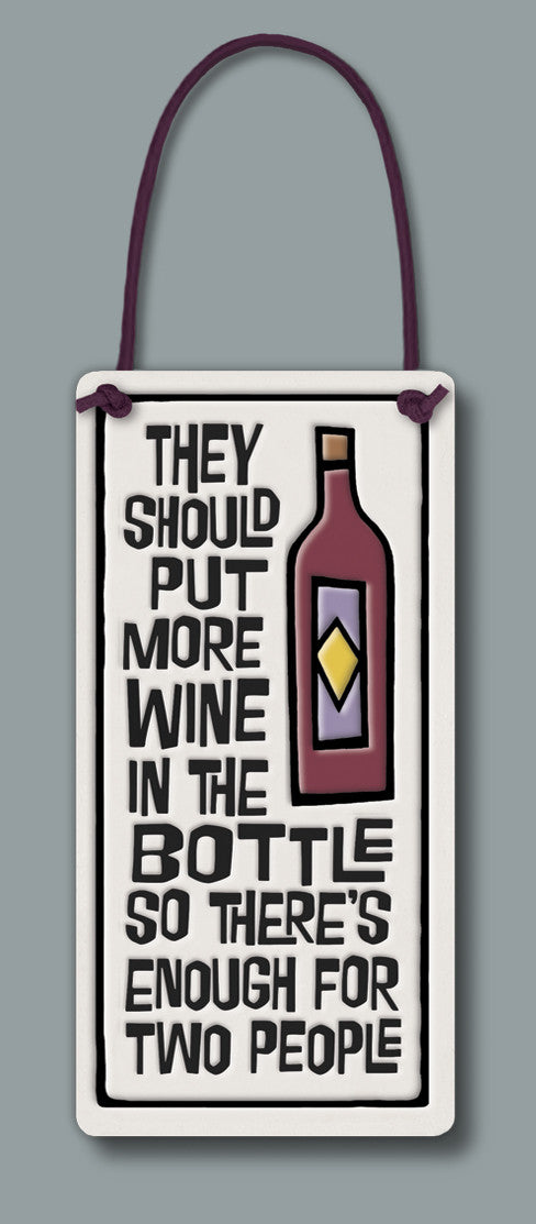 Spooner Creek Wine Tag - Enough For Two