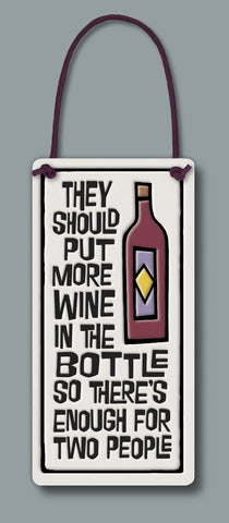 Spooner Creek Wine Tag - Enough For Two