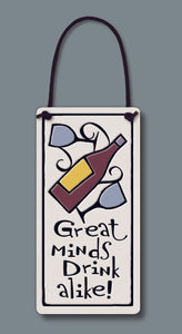 Spooner Creek Wine Tag - Great Minds
