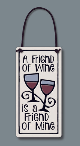 Friend of wine Wine Tag - Discontinued