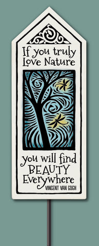 Spooner Creek Garden Tile - Love Nature