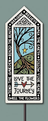 Spooner Creek Garden Tile - Love the Journey