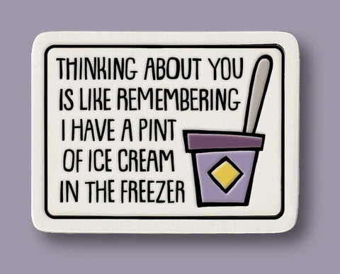 Pint of Ice Cream Magnet - Discontinued