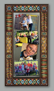 Brown Motif Large Frame