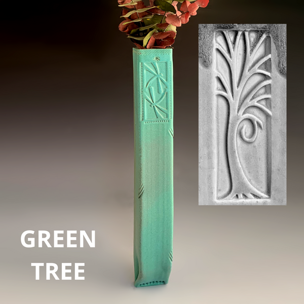 Large Stoneware Wall Vase