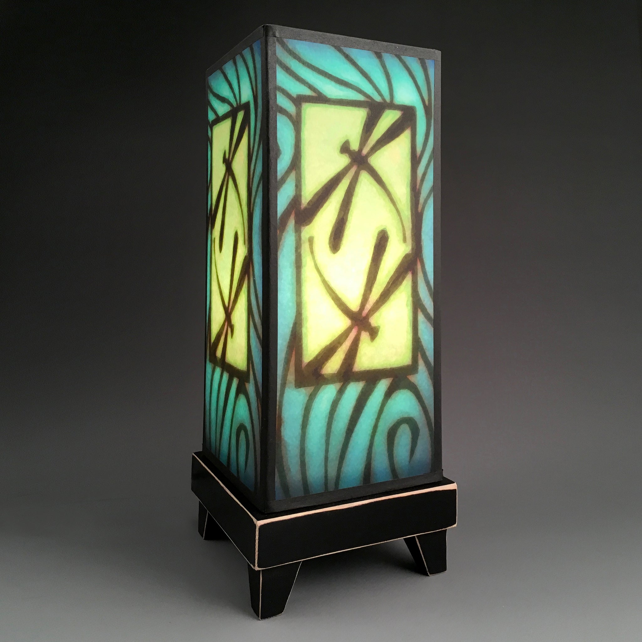 Mood Lamp - Blue Dragonfly