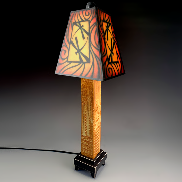 Brown Dragonfly Lamp