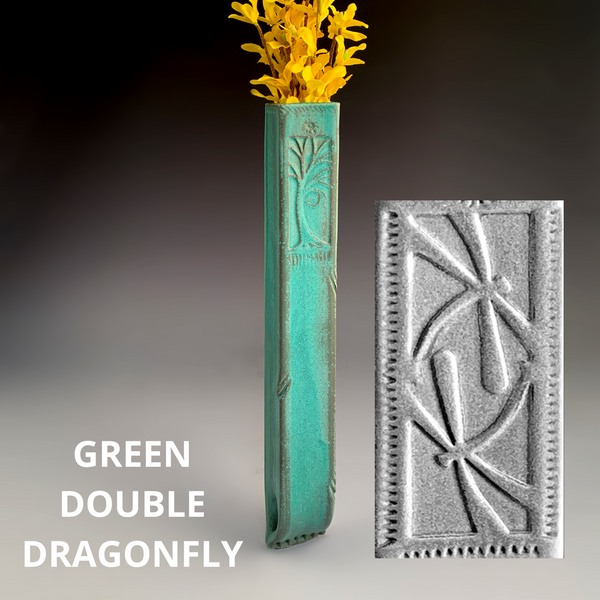 Tall Stoneware Wall Vase