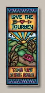 Michael Macone Printed Art - Love the Journey