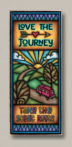 Michael Macone Printed Art - Love the Journey