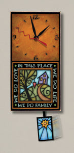 Michael Macone Small Clock - We Do Family