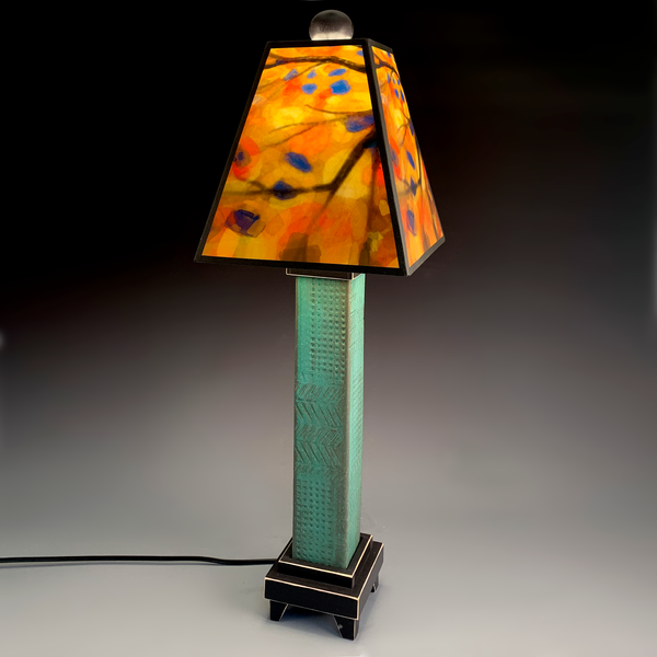 Stained Tree Lamp